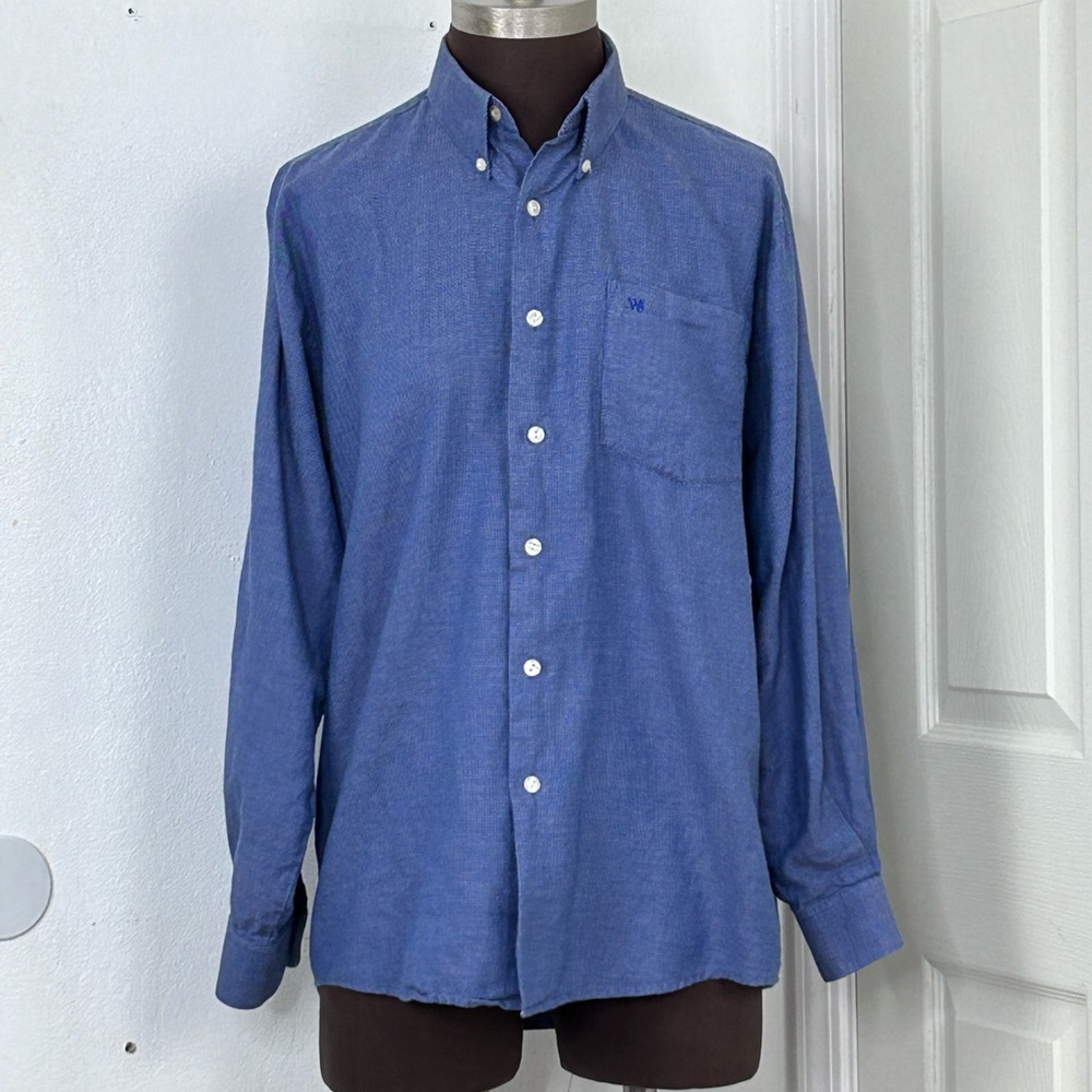 Wall Street Button Down Shirt SZ M